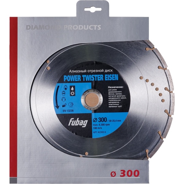Алмазный диск Power Twister Eisen _диам. 300/30/25.4