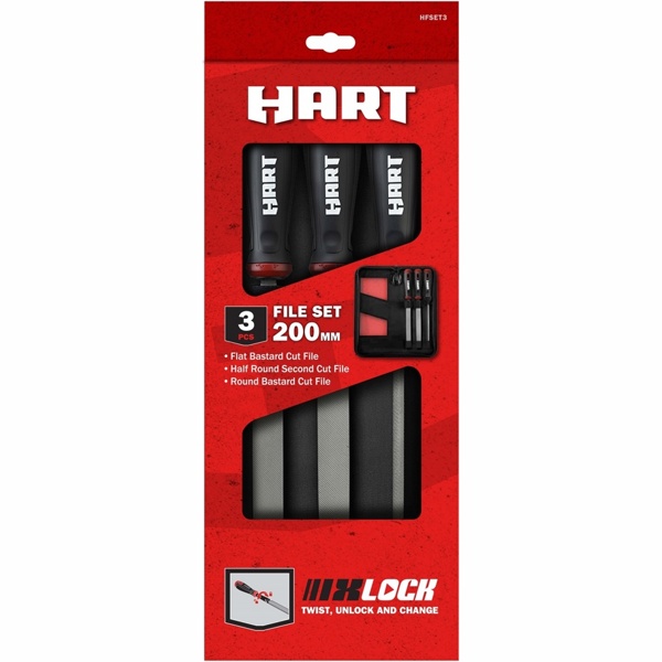 Набор напильников HART HFSET3 (3 единицы)