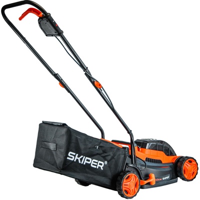 ГАЗОНОКОСИЛКА АККУМУЛЯТОРНАЯ SKIPER KW320 (32СМ, БЕСЩЁТ.ДВИГ, 2АКК*21В*4А/Ч) АРТИКУЛ: SKW320.00- фото5