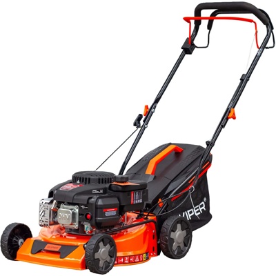 ГАЗОНОКОСИЛКА БЕНЗИНОВАЯ SKIPER GW421S (42 СМ, САМОХОД, LONCIN 4ЛС, МУЛЬЧ, СТАЛЬ.ДЕКА, ТРАВОСБ.45 Л) АРТИКУЛ: SGW421S.00- фото