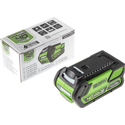 Газонокосилка аккумуляторная Greenworks 40V GD40LM46HP (1хАКБ 4Ач и ЗУ) 46см- фото3