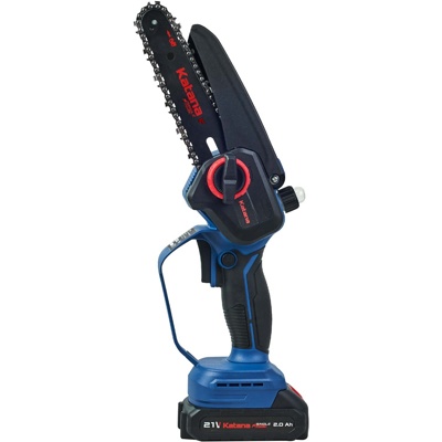 ПИЛА ЦЕПНАЯ АККУМУЛЯТОРНАЯ KATANA AP3207(21В,1X2АЧ,ШИНА15СМ,ЗАЩ.КОЖ.,СМАЗКА ЦЕПИ,БЕСКЛЮЧ.,КЕЙС) АРТИКУЛ: KAP3207.00- фото2