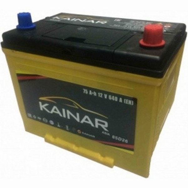 Автомобильный аккумулятор Kainar Asia 75 JR+ (640A, 260*173*220)