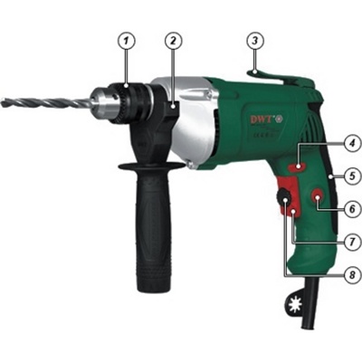  DWT BM 710 Дрель безударная