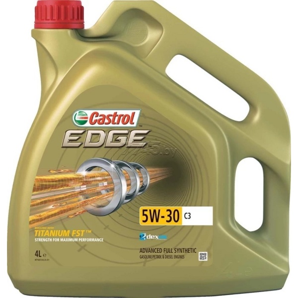 Моторное масло 5W30 синтетическое CASTROL Edge 4 л (15A568)
