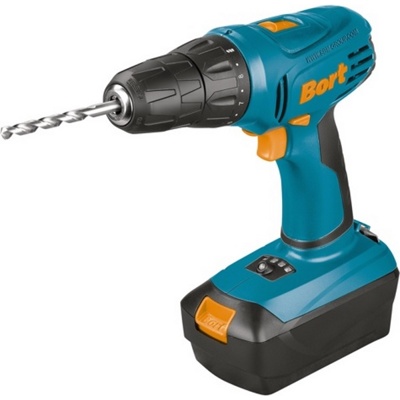 Bort BAB-18Ux2-DK Аккумуляторная дрель-шуруповерт две скорости  два аккумулятора кейс