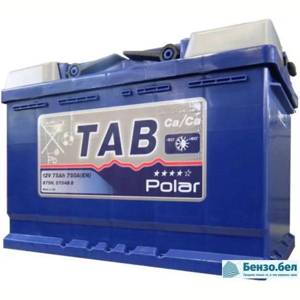 Автомобильный аккумулятор Tab Polar Blue 75 R (750A, 278*175*190)