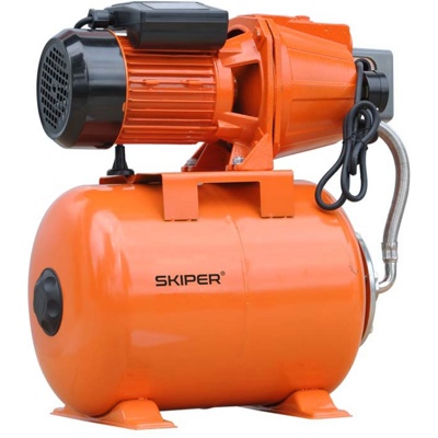 СТАНЦИЯ ВОДОСНАБЖЕНИЯ АВТОМАТИЧЕСКАЯ SKIPER JET1000M (900 ВТ, 3100 Л/Ч, 24 Л, ЧУГУН) АРТИКУЛ: SJET1000M.00- фото