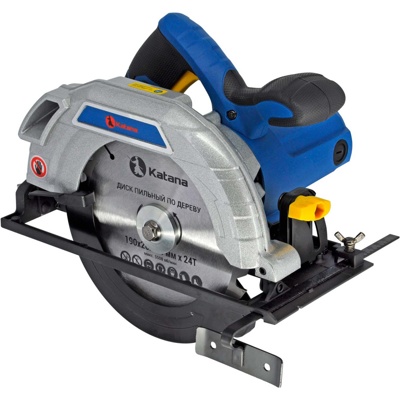 ПИЛА ЦИРКУЛЯРНАЯ KATANA CS2901 (1600 ВТ, 190Х20 ММ, ДО 65 ММ.) АРТИКУЛ: KCS2901.00