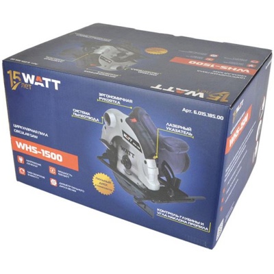 6.015.185.00 Циркулярная пила WATT WHS-1500- фото5