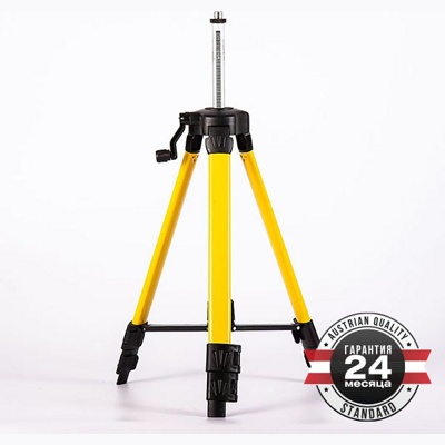 Штатив для лазерного уровня ROGEL LTR-01, металл, 0.6-1.6 м, 3 уровня, резьба 5/8 дюйма