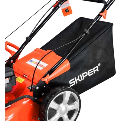 ГАЗОНОКОСИЛКА БЕНЗИНОВАЯ SKIPER GW462S (46 СМ, САМОХ, LONCIN 4ЛС, СТАЛ.ДЕКА, ТР-СБ.60 Л,+НОЖ) АРТИКУЛ: SGW462S.00- фото6