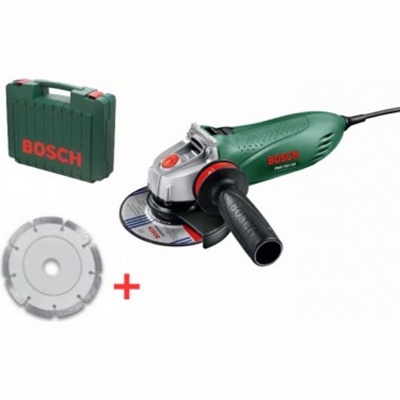 Bosch PWS 750-125 Углошлифмашина / Углошлифовальная машина в кейсе + алмазный диск 0.603.164.101