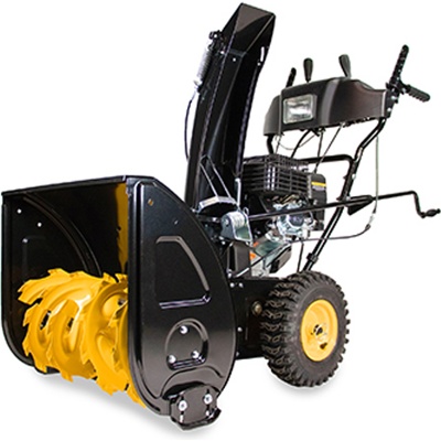 Снегоотбрасыватель CHAMPION ST762E 6,5 л.с., 61см.,6F/2R, колеса,3.6л., эл.стартер, фара- фото3