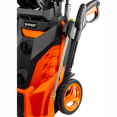 МОЙКА ВЫСОКОГО ДАВЛЕНИЯ SKIPER PM-210 PRO (2800 ВТ, 210 БАР, БЕСЩЁТ.ДВИГ, 420 Л/Ч, КАТУШКА, ЩЁТКА) АРТИКУЛ: SPM210PRO.00- фото5