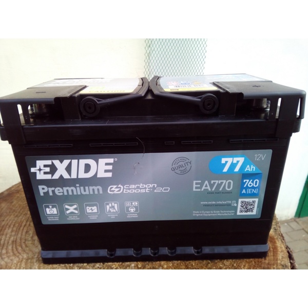 EXIDE PREMIUM R+ (77 A/h) 760A EA770 Аккумулятор автомобильный Хит продаж - фото2
