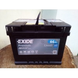 EXIDE PREMIUM R+ (64 A/h) 640A EA640 Аккумулятор автомобильный- фото