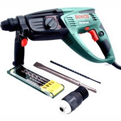 Перфоратор Bosch PBH 3000 FRE 0.603.393.220 в чемодане набор сверел- фото