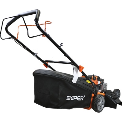 ГАЗОНОКОСИЛКА БЕНЗИНОВАЯ SKIPER GW463S (46СМ, САМОХ, LONCIN 4ЛС, СТАЛ.ДЕКА, ТР-СБ.70Л, МУЛЬЧ, +НОЖ) АРТИКУЛ: SGW463S.00- фото4