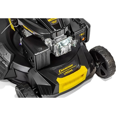 Газонокосилка бензиновая CHAMPION LM5344 4,4 кВт, привод 525 мм, 65 л 25-75 мм 1 рычаг/6, 4в1- фото6