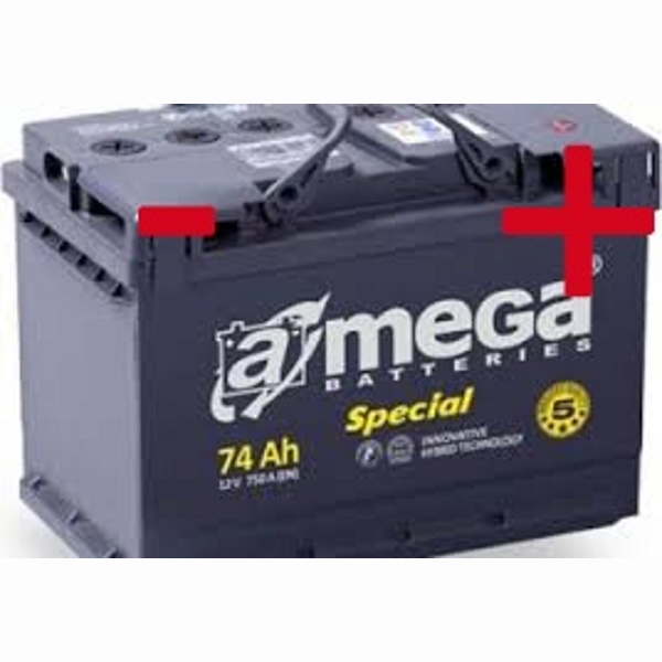 A-Mega Special R+ (74Ah) 710A Аккумулятор автомобильный