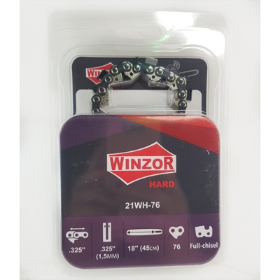 Цепь для бензопилы 0,325"-1,5мм-76зв WINZOR HARD арт. 21WH-76