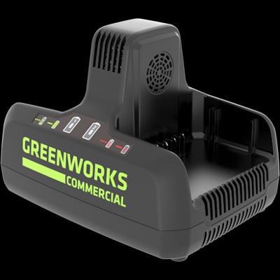 Зарядное устройство Greenworks 82V G82C2 8А для 2-х аккумуляторов- фото2