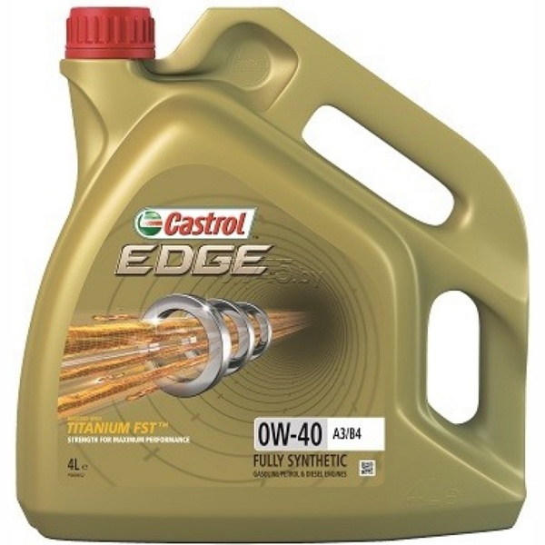 Моторное масло 0W40 синтетическое CASTROL Edge 4 л (156E8C)