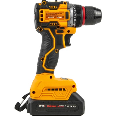 ДРЕЛЬ-ШУРУПОВЕРТ АККУМУЛЯТОРНЫЙ KATANA HD LINE BCD5501 (21В,БЕСЩЕТОЧН.,2АКК,2А/Ч,LI-ION,10БИТ,КЕЙС) АРТИКУЛ: KBCD5501.00- фото4