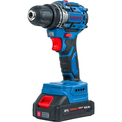 ДРЕЛЬ-ШУРУПОВЕРТ АККУМУЛЯТОРНЫЙ KATANA CD3501 (21В,БЕСЩЕТОЧН.,2АКК,2А/Ч,LI-ION,10БИТ,КЕЙС) АРТИКУЛ: KCD3501.00- фото2