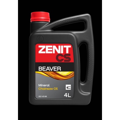 Масло для смазки пильных цепей бензопил всесезонное ZENIT Beaver, 4 л- фото