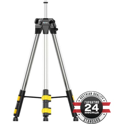 Штатив для лазерного уровня ROGEL LTR-02, нерж. сталь, 0.55-1.5 м, 3 уровня, резьба 5/8 дюйма