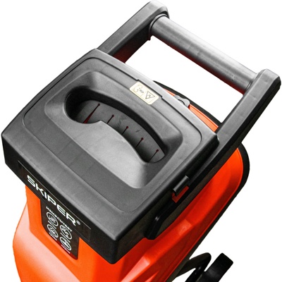Садовый измельчитель SKIPER GS2445 (2400Вт, 4500об/мин, 45л, 45мм, +ПЕРЧАТКИ)- фото6