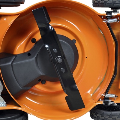 ГАЗОНОКОСИЛКА БЕНЗИНОВАЯ SKIPER GW402S (40СМ, САМОХОД, LONCIN 3,5 ЛС, СТАЛЬ.ДЕКА,ТРАВОСБ.45 Л, +НОЖ) АРТИКУЛ: SGW402S.00- фото4