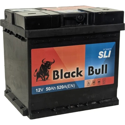 Аккумулятор автомобильный BLACK BULL SLI 50 R (520A, 208*175*190)