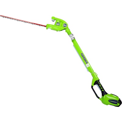 Кусторез аккумуляторный Greenworks 40V G40PHA (без АКБ и ЗУ) 51см штанговый- фото4
