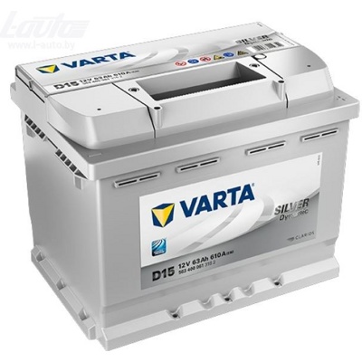 Varta SILVER Dynamic D15 563400061 (63Ah) 610A Автомобильный аккумулятор