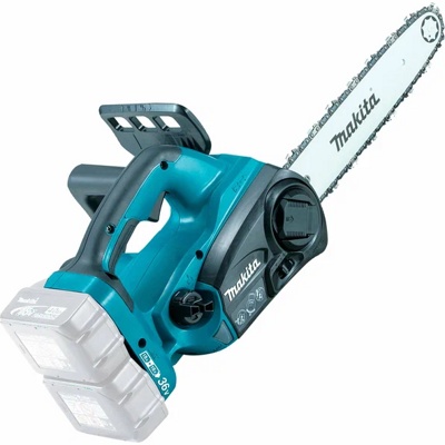 Аккум. пила цепная MAKITA DUC 302 Z (18+18В. шина 30 см, 1.3 мм) + ПОДАРОК: 2 аккмулятора 3.0Ah и быстрое зарядное- фото