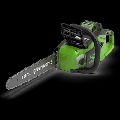 Цепная пила аккумуляторная Greenworks 40V GD40CS18 (без АКБ и ЗУ) 40см- фото2