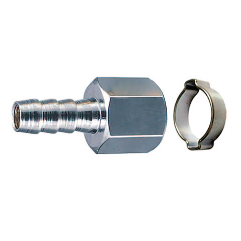 Переходник FUBAG 1/4 "F -> елочка 10 мм с обжимным кольцом - фото