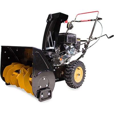 Снегоотбрасыватель CHAMPION ST556 5,5 л.с., 56см.,4F/2R, колеса,3л., руч.стартер- фото