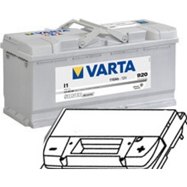 Varta SILVER Dynamic I1 610402092 (110Ah) 920A Автомобильный аккумулятор
