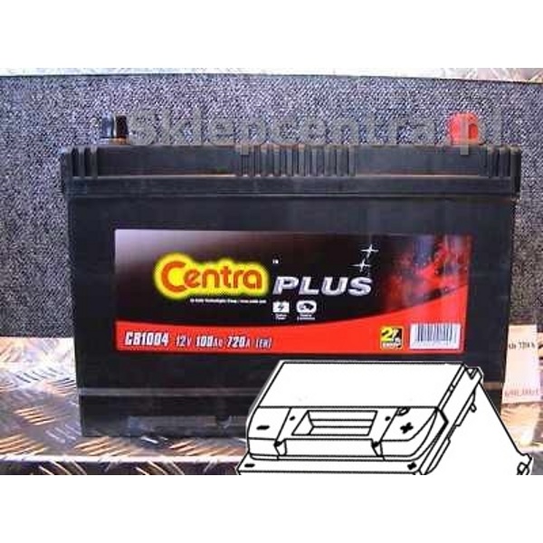 Centra Plus CB1004 (100Ah) 720 A Аккумулятор автомобильный (возможна доставка за 30-60минут)