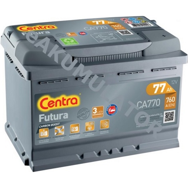 Centra Futura CA770 (77Ah) 760 A Аккумулятор автомобильный (возможна доставка за 30-60минут) - фото