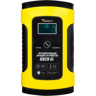 Зарядное устройство для автомобильных аккумуляторных батарей KOLNER KBCH 6i- фото3