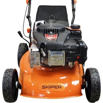ГАЗОНОКОСИЛКА БЕНЗИНОВАЯ SKIPER GW402S (40СМ, САМОХОД, LONCIN 3,5 ЛС, СТАЛЬ.ДЕКА,ТРАВОСБ.45 Л, +НОЖ) АРТИКУЛ: SGW402S.00- фото5