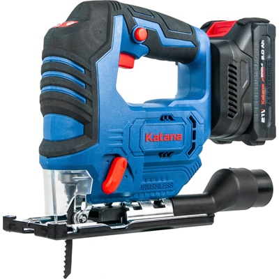 ЛОБЗИК АККУМУЛЯТОРНЫЙ KATANA AL8351S (БЕСЩЕТОЧНЫЙ, 21В, 1 АКК, 2АЧ, ПРОПИЛ ДО 65ММ, SDS, МАЯТН. ХОД, АРТИКУЛ: AL8351S.00- фото2