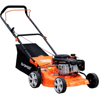 ГАЗОНОКОСИЛКА БЕНЗИНОВАЯ SKIPER GW461 (46 СМ, РУЧНОЙ, LC 3,5 ЛС, МУЛЬЧ, СТАЛ.ДЕКА, ТР-СБ.60 Л,+НОЖ) АРТИКУЛ: SGW461.00- фото2