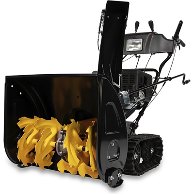 Снегоотбрасыватель CHAMPION STT761E, 7 л.с., 61 см, 6F/2R гусеницы, бак 3 л, эл.стартер, фара, обогрев рук- фото2