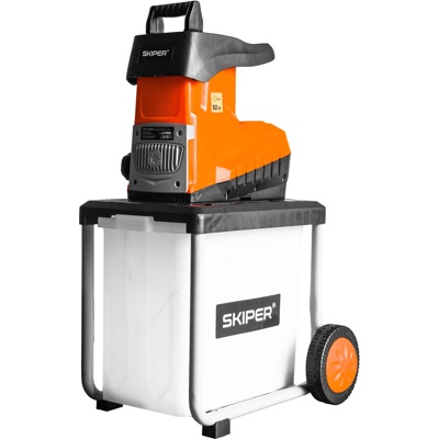 Садовый измельчитель SKIPER GS3245 (индукционный дв., 3200Вт, 60л, 45мм)- фото